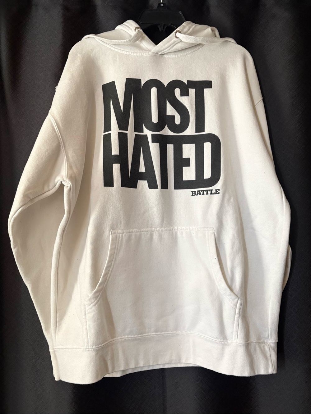 MOST HATED Battle White Crewneck Sweatshirt - Men